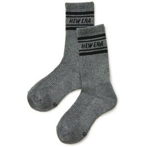 �yNEWERA/�L�b�Y/�X�q/�j���[�G���z CREW 3PAIRS LINE SOCKS (CHA) �`���R�[��