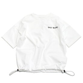 【6゜vocaLe/セスタヴォカーレ/子供服//セスタボカーレ/ジュニア】 あす楽 【SALT BLEND】ルースバルーンTシャツ ホワイト