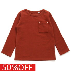 【ocean&amp;ground/オーシャンアンドグラウンド/子供服/ベビー/キッズ/ジュニア】 セール 【50%OFF】 あす楽 ポケットTシャツ レッド(RD)