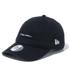 【NEWERA メンズ キャップ 帽子 ニューエラ】 あす楽 CASUAL CLASSIC HANDWRITTEN LOGO CAP ブラック