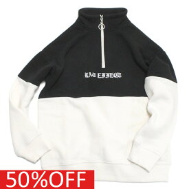 【RAT EFFECT ラットエフェクト 子供服 ジュニア】 セール 【50%OFF】 あす楽 ジップアップトレーナー ブラック