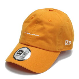 【NEWERA メンズ キャップ 帽子 ニューエラ】 あす楽 CASUAL CLASSIC HANDWRITTEN LOGO CAP2 オレンジ