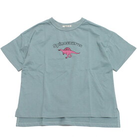 【ニードルワークス/ジュニア服/NEEDLEWORKS】 あす楽 【NeWo】ダイナソーTシャツ ブルー