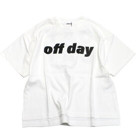 【ジェネレーター/子供服/GENERATOR/ジュニア 】 あす楽 off day ビッグTシャツ ホワイト(WH)