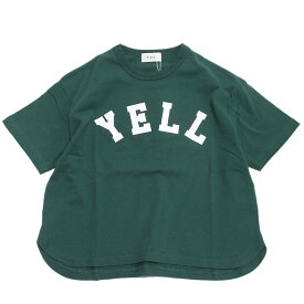 【FOV/フォブ/こども服/キッズ/親子/カジュアル】 あす楽 YELL 6分袖 Tシャツ グリーン(GN)