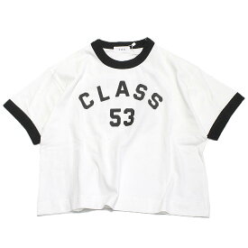 【FOV/フォブ/こども服/キッズ/親子/カジュアル】 あす楽 CLASS リンガーTシャツ ホワイト(WH)