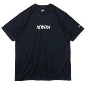 【NEWERA メンズ キャップ 帽子 ニューエラ】 あす楽 HALF LOGO PA SS TC TEE ネイビー