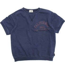 【F.O.KIDS/エフオー/アメカジ/エフオーキッズ/子供服】 あす楽 リブ付きガゼットTシャツ ネイビーブルー(NB)