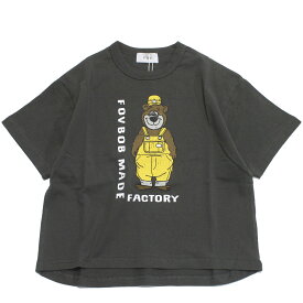 【FOV/フォブ/こども服/キッズ/親子/カジュアル】 【FOVBOB】BEARTシャツ チャコールグレー(CG)