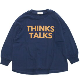 【ジェネレーター/子供服/GENERATOR/ジュニア 】 あす楽 THINKS TALKS L/S Tシャツ ブルー(BL)