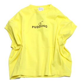 【子供服/グルーヴィーカラーズ/groovy colors/ジュニア/男の子】 あす楽 テンジク テントスリーブ PUDDING TEE 10Y黄