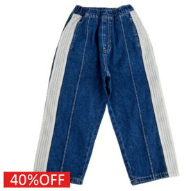 【ocean&amp;ground/オーシャンアンドグラウンド/子供服/ベビー/キッズ/ジュニア】 セール 【40%OFF】 デニムトラックパンツ ナチュラルフェード(NF)