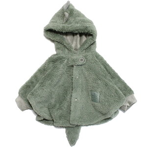 【mocmof/モクモフ/ベビー/出産祝い】 ぬいぐるみ ケープ ライトグリーン(LG)