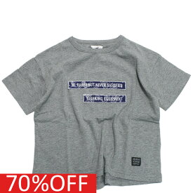 【ハイキング /highking/子供服/ジュニア/男の子/】 セール 【50%OFF】 あす楽 plate半袖Tシャツ グレー