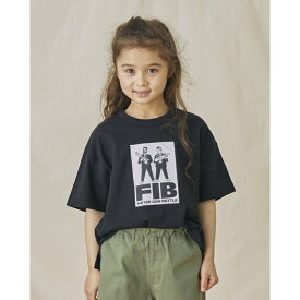 【FOV/フォブ/こども服/キッズ/親子/カジュアル】 FIB Tシャツ【3月入荷予定】 ブラック(BK)