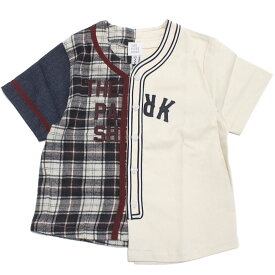 【子ども服/THE PARK SHOP/ザ・パークショップ/子供服/キッズ服】 あす楽 BASEBALL PARK シャツ ホワイト