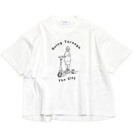 【FOV/フォブ/こども服/キッズ/親子/カジュアル】 Going Through Tシャツ ホワイト(WH)