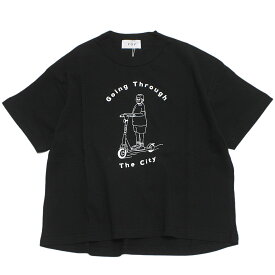 【FOV/フォブ/こども服/キッズ/親子/カジュアル】 Going Through Tシャツ ブラック(BK)