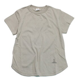 【ZERO standard/子供服/ゼロスタンダード】 あす楽 裾ロゴTシャツ ベージュ(BE)
