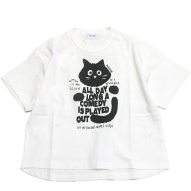 【FOV/フォブ/こども服/キッズ/親子/カジュアル】 【FOV BOB】 CAT Tシャツ ホワイト(WH)