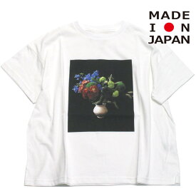 【michirico/ミチリコ/キッズ/こども服/子供服】 あす楽 Flower Tシャツ ホワイト