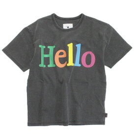 【スムージー/SMOOTHY/ジュニア/子供服/キッズ】 あす楽 HELLOTシャツ ブラック