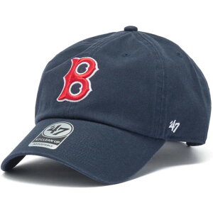 �y�f47/�t�H�[�e�B�[�Z�u��/�X�q/�L���b�v�z 47 CLEAN UP COOPERSTOWN BOSTON RED SOX CAP �l�C�r�[
