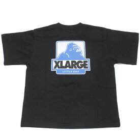 【エクストララージキッズ/エックスラージ/子供服/XLARGE KIDS】 あす楽 バックOGゴリラプリント半袖Tシャツ クロ(80)