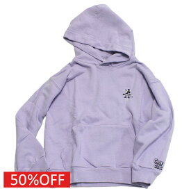 【子供服/グルーヴィーカラーズ/groovy colors/ジュニア/男の子】 セール 【50%OFF】 ウラケ MICKEY MOUSE パーカー 42LPL淡パープル