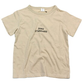 【ZERO standard/子供服/ゼロスタンダード】 あす楽 zeroTシャツ ベージュ(BE)