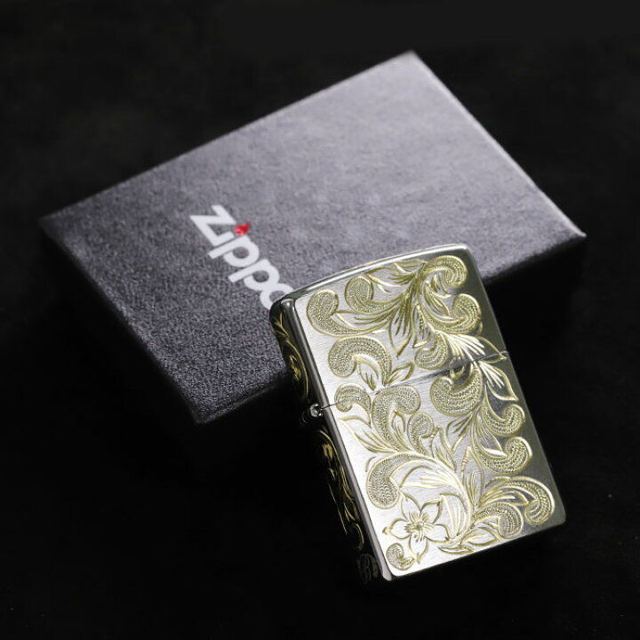 楽天市場】Zippo ライター ジッポライター 真鍮 クロムサテーナ クロム 