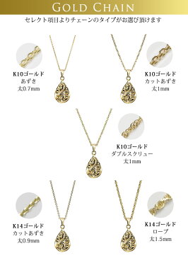 ハワイアンジュエリー|ネックレス|刻印無料|誕生石|レディース|メンズ|チェーン|ティアドロップ|K14ゴールド|14K|イエローゴールド|CG-GP119|プレゼント|誕生日|女性|女友達|彼女|妻|彼氏|夫|メンズ|レディース|ミリオンベル|バイザシー|ハワジュ|母の日ギフト|