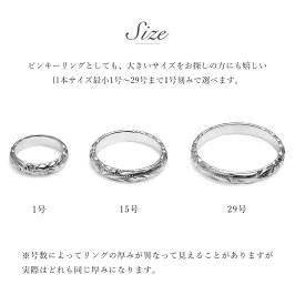 ハワイアンジュエリーリング【送料無料】【刻印無料】スクロールカットアウト4mm幅/SR201【楽ギフ_包装】【楽ギフ_名入れ】父の日ギフト