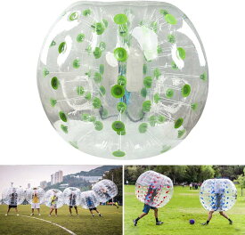 バンパーボール インフレータブル 直径1.5M/1.2M バブルサッカーボール 空気注入式 ゾービングボール 大人 子供使用可能 バブルボール インフレータブルバンパーボールバンパーボール PVC 屋外 楽しい
