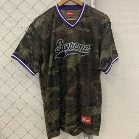 Supreme シュプリーム18SS Mesh Baseball Topメッシュベースボールトップカラー:カモ サイズ：L【1909】【0903】【中古品】【18SS】