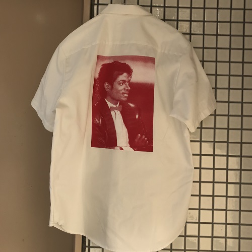 supreme マイケルジャクソンコラボ シャツ ワークシャツ