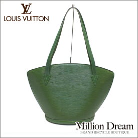 LOUIS VUITTON ルイヴィトン エピサンジャック・ショッピング M52274ボルネオグリーン 緑中古 バッグ 送料無料