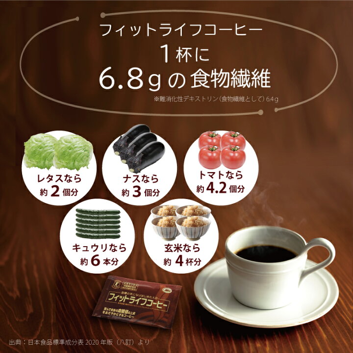 買い物 フィットライフコーヒー 60包入り 1杯あたり114円 送料無料
