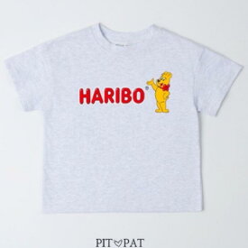 ハリボー Tシャツ グレー プリント 半袖 80cm 90cm 100cm 110cm 120cm 子供服 こども服 こどもふく 韓国子供服 ベビー キッズ 男の子 女の子 可愛い お洒落 春 夏 秋 冬 トップス