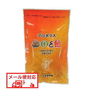【メール便対応】プロポリスのど飴(大野養蜂園)