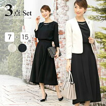 楽天市場】ネイビー ワンピース（3・4点セット｜スーツ・セットアップ  