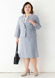 ＼2,000円OFFクーポン配布中／【39%off】 スーツ レディース ジャケット スカート 大きいサイズ サマースーツ 春 夏 秋 春夏 ビジネススーツ オフィス フォーマル 50代 セットアップ 40代 洗える ウオッシャブル オフィスカジュアル大きめ セレモニースーツ