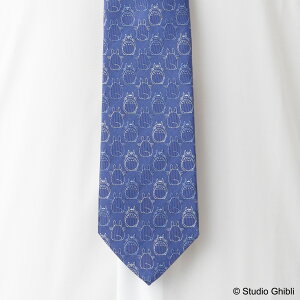 【スタジオジブリ】 正規ライセンス商品 となりのトトロ ネクタイ メンズ シルク100% 日本製 キャラクター アニメ グッズ 誕生日 プレゼント 彼氏 父親 ギフト 就職祝い 入学祝い おしゃれ