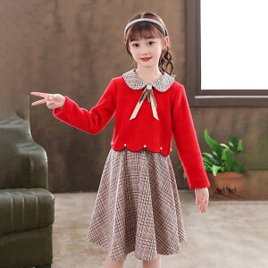 子供服 子供 ドレス チェックワンピース ピアノ発表会ドレス 結婚式 子供服 女の子 ワンピース キッズ フォーマル子供ドレス ジュニア こどもの日 卒業式 通園 通学 小学生 中学生春秋