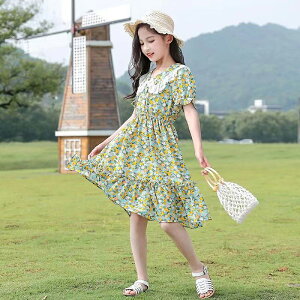 子供服 子供 ドレス 花柄スカート ピアノ発表会ドレス 結婚式 子供服 女の子 ワンピース キッズ フォーマル子供ドレス ジュニア こどもの日 卒業式 通園 通学 小学生 中学生 夏 清涼 涼しい