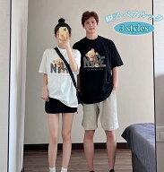 親子 ペアルック tシャツ ペア 黒 白 クマ 夏服 親子コーデ 赤ちゃん 親子 ペアtシャツ 半袖 コーデ 夏 …