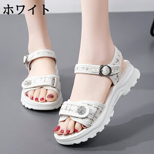 サンダル レディース 厚底 スポーツ 厚底 サンダル 疲れない 痛くない 軽量 歩きやすい リラックス感抜群 レディース 履きやすい ビーチスリッパ 美脚靴 母の日 プレゼント ギフト