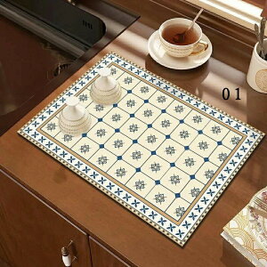 水切りマット 珪藻土 吸水マット キッチン 大判 ソフトマット 抗真菌 消臭 速乾性 食器乾燥マット 食器収納 抗菌 台所用品 洗面所 コーヒーマット 滑り止め