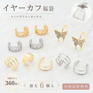 【マラソン限定10％割クーポン】選べる種類！イヤーカフ 福袋 ハッピーバッグ スタンダード アクセサリー…