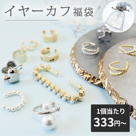 選べる種類！イヤーカフ 福袋 ハッピーバッグ スタンダード アクセサリー セット イヤーカフ レディース パール イヤーカフス ノンホールピアス 耳 を 開け ない ピアス イヤカフ ホワイトデー 誕生日 プレゼント 誕プレ 女性 女友達 ママ友 フェイクピアス
